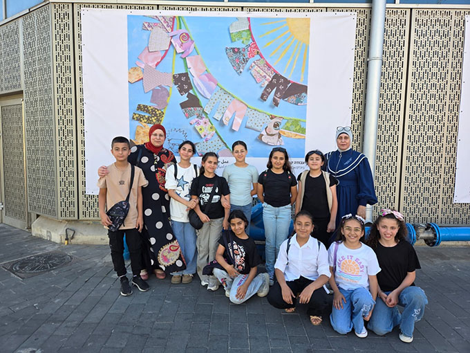 فوز لوحات فنيّة طلابية من مدرسة أجيال في معرض الفنون- يافا